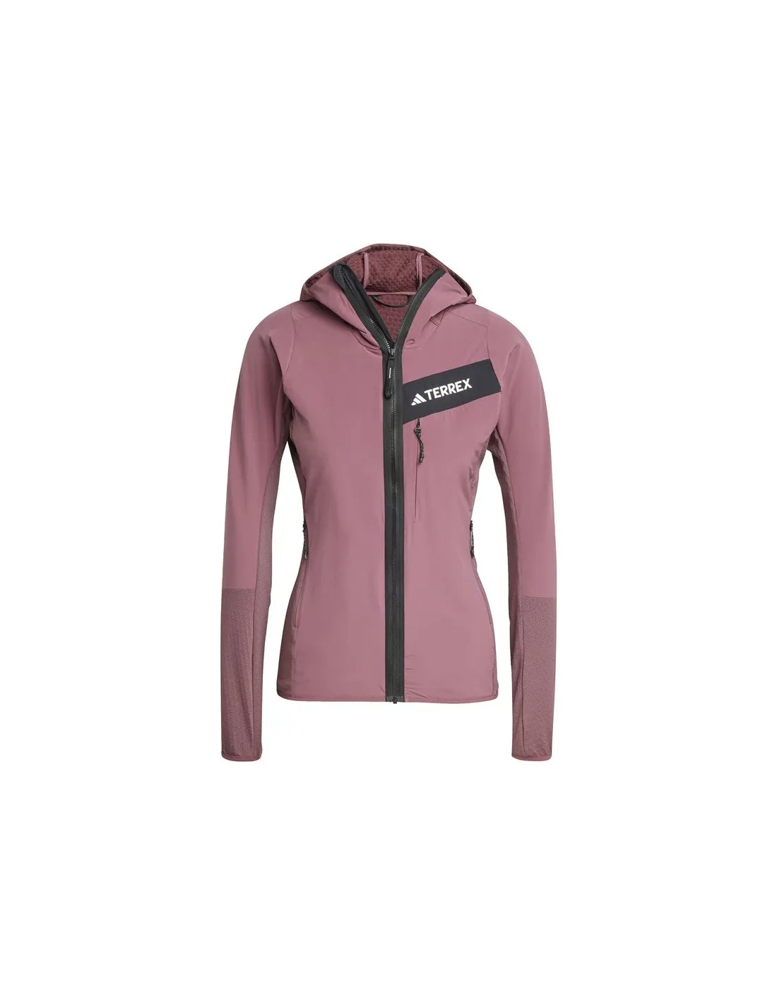 Chaqueta de Montaña adidas Terrex Techrock Wind Mujer Granate