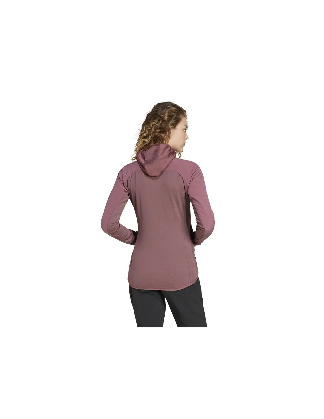 Chaqueta de Montaña adidas Terrex Techrock Wind Mujer Granate