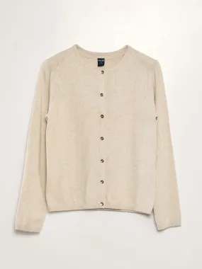 Chaqueta de punto fino - BEIGE