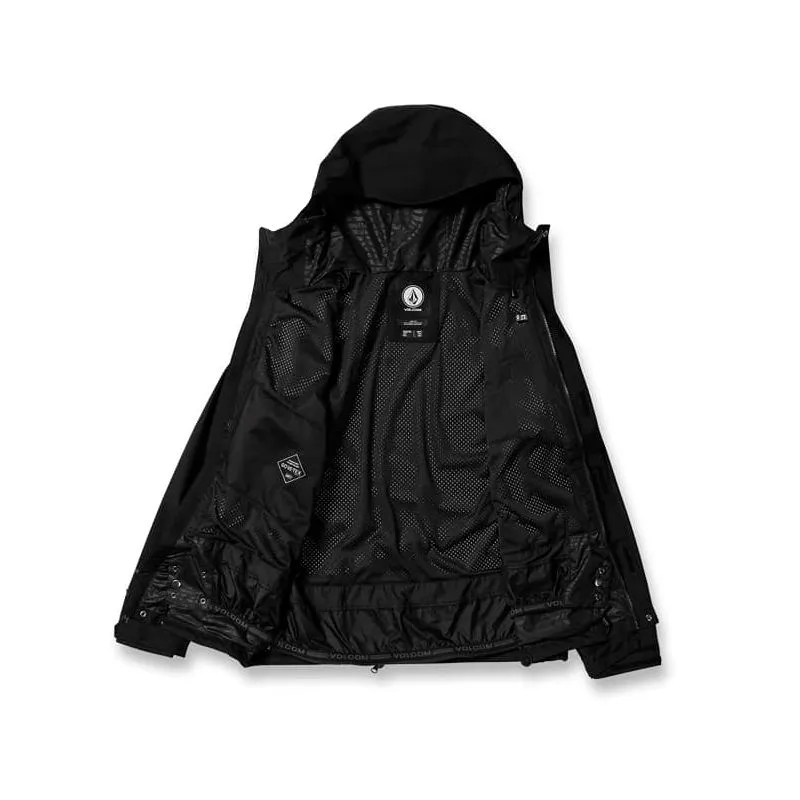 Chaqueta de snowboard para hombre Volcom Chaqueta DUA INS GORE (NEGRO)