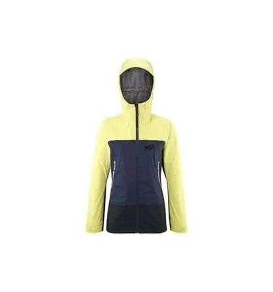 CHAQUETA GORETEX MILLET KAMET GTX (AZUL/AMARILLO) MUJER