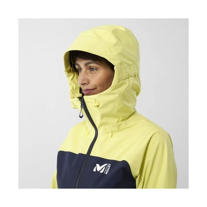 CHAQUETA GORETEX MILLET KAMET GTX (AZUL/AMARILLO) MUJER