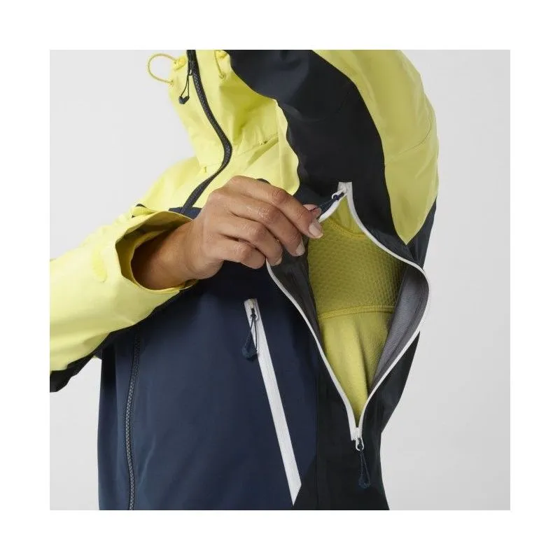 CHAQUETA GORETEX MILLET KAMET GTX (AZUL/AMARILLO) MUJER