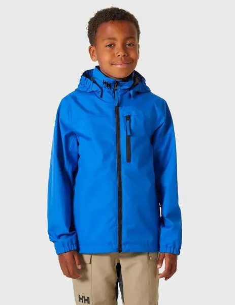 Chaqueta Helly Hansen Crew Hooded azul para niño y niña