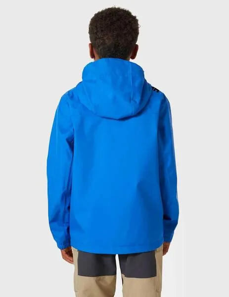 Chaqueta Helly Hansen Crew Hooded azul para niño y niña