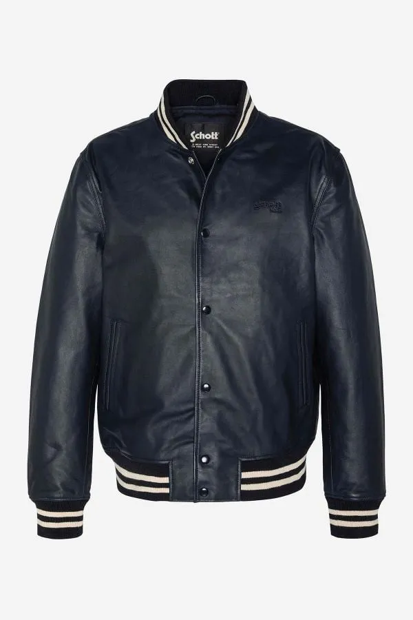 Chaqueta Hombre Schott Lcteddys23 Navy