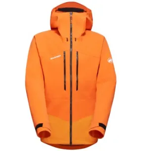 Chaqueta Mammut Chaqueta con capucha Taiss Pro HS Hombre (mandarina-mandarina oscuro)