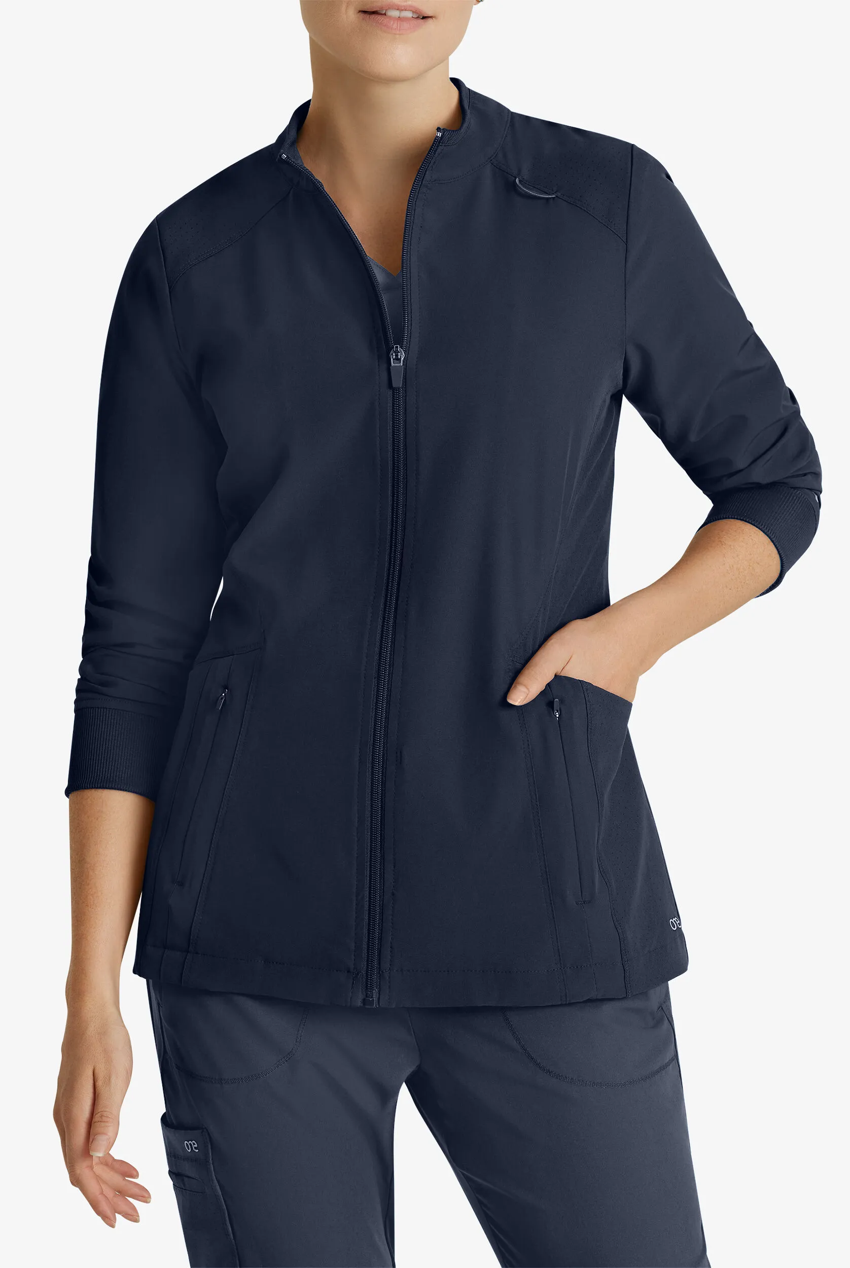 Chaqueta médica Barco One Venture STRETCH con ribete acanalado y 2 bolsillos para mujer