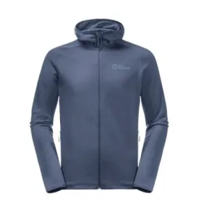 Chaqueta polar JACK WOLSKIN BAISELBERG HOODED FZ (Evening) para hombre