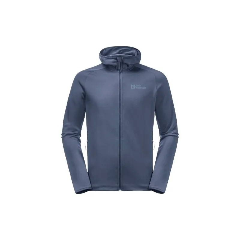 Chaqueta polar JACK WOLSKIN BAISELBERG HOODED FZ (Evening) para hombre