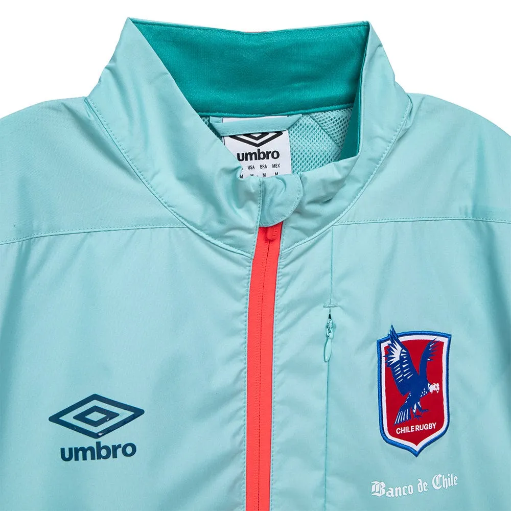 Chaqueta Rugby Hombre Umbro Pro Training Los Cóndores Turquesa