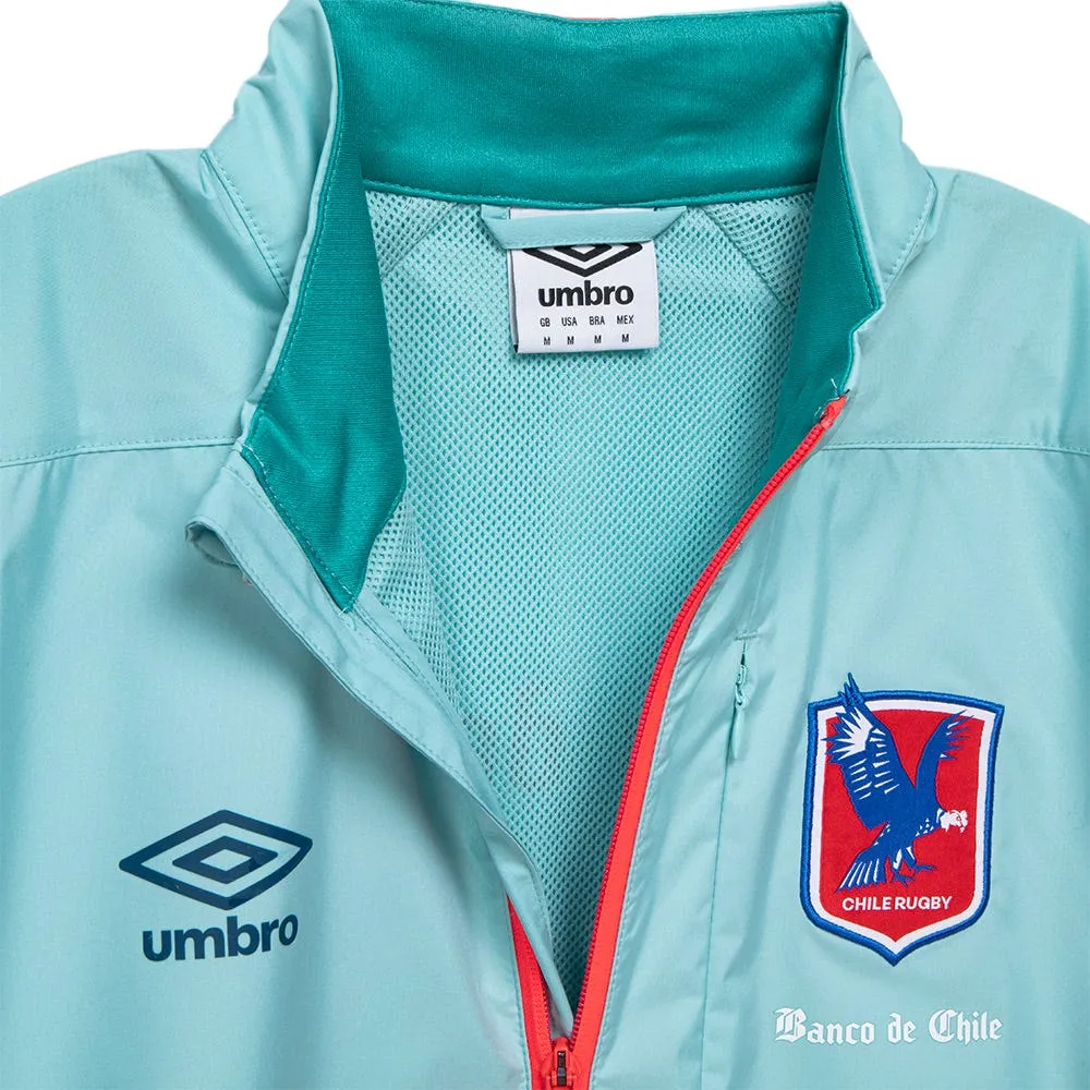 Chaqueta Rugby Hombre Umbro Pro Training Los Cóndores Turquesa