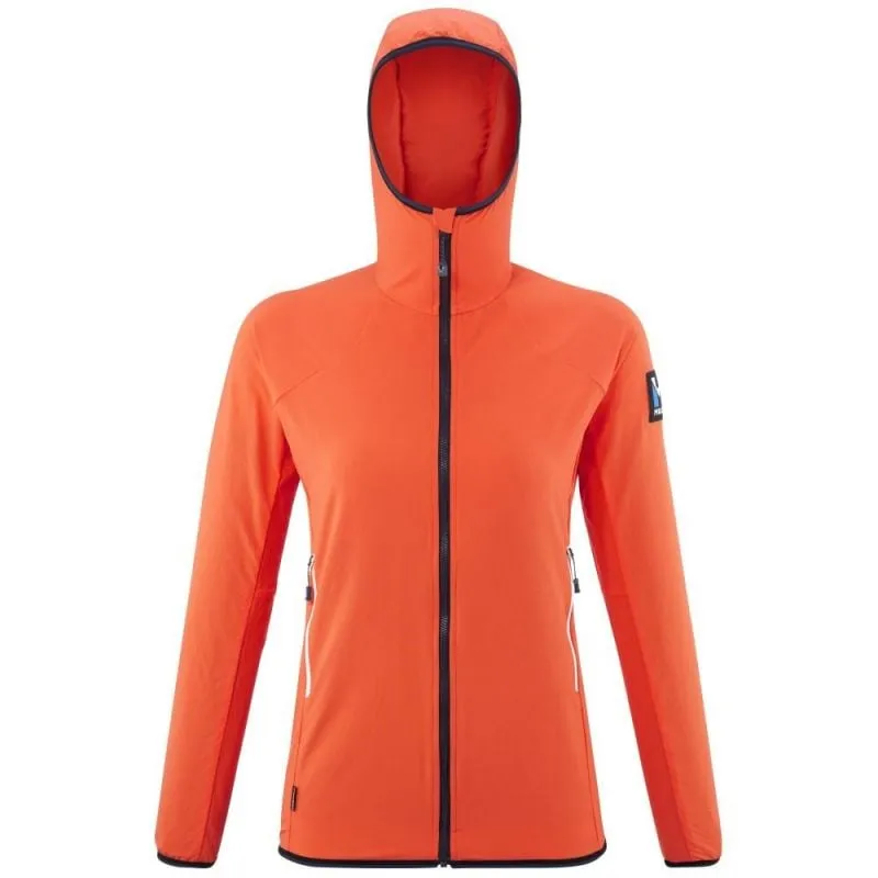 Chaqueta softshell de mujer Millet Trilogy Cordura Hoody W (Coral chrome)