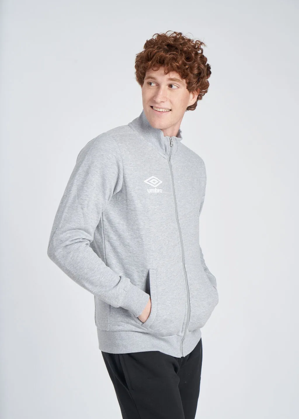 Chaqueta Umbro Wardrobe Zip Small Logo Grey