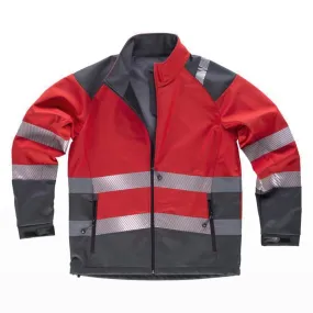 Chaqueta Workshell con cintas segmentadas