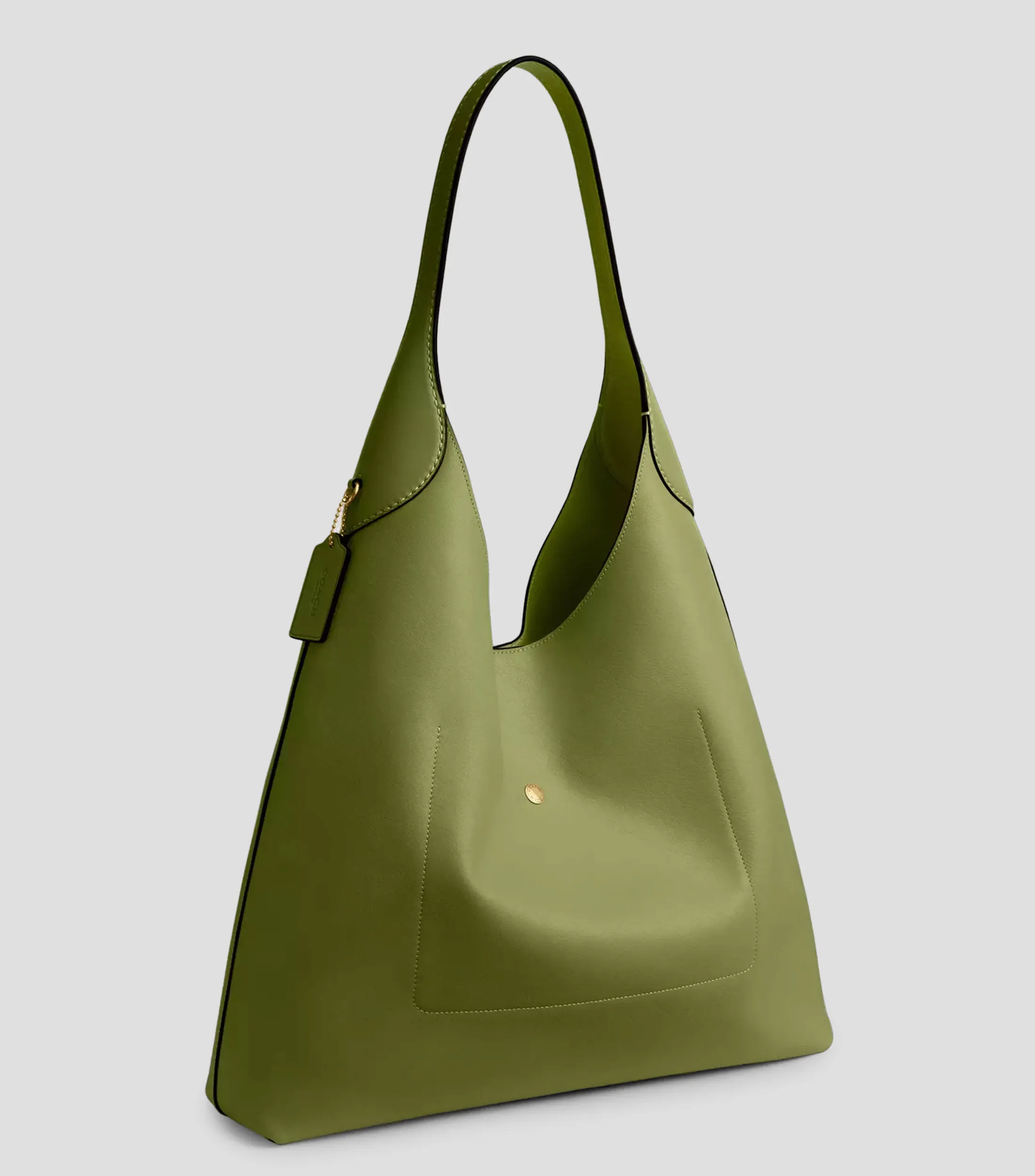 Coach Bolso shoulder Verde Lima en piel Brooklyn 39 Mujer