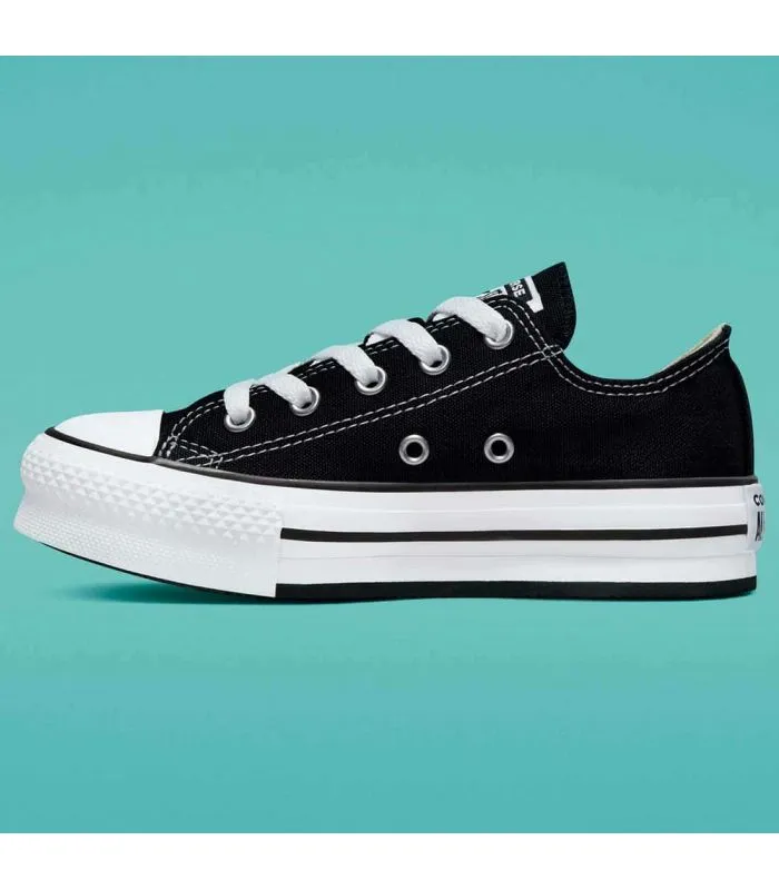 Converse Chuck Taylor All Star Platform Jr Negro