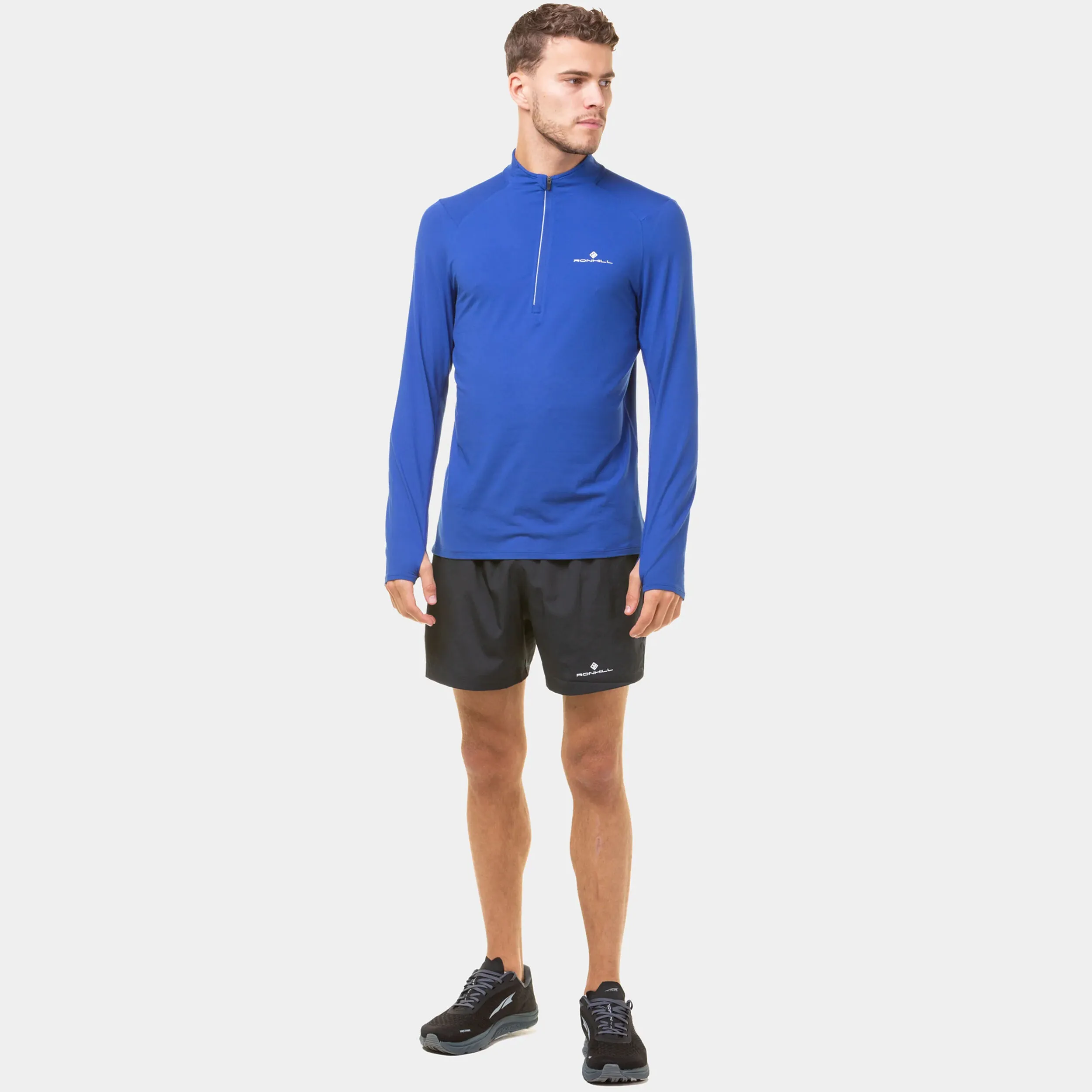 Core Thermal 1/2 Zip Camiseta De Running Hombres