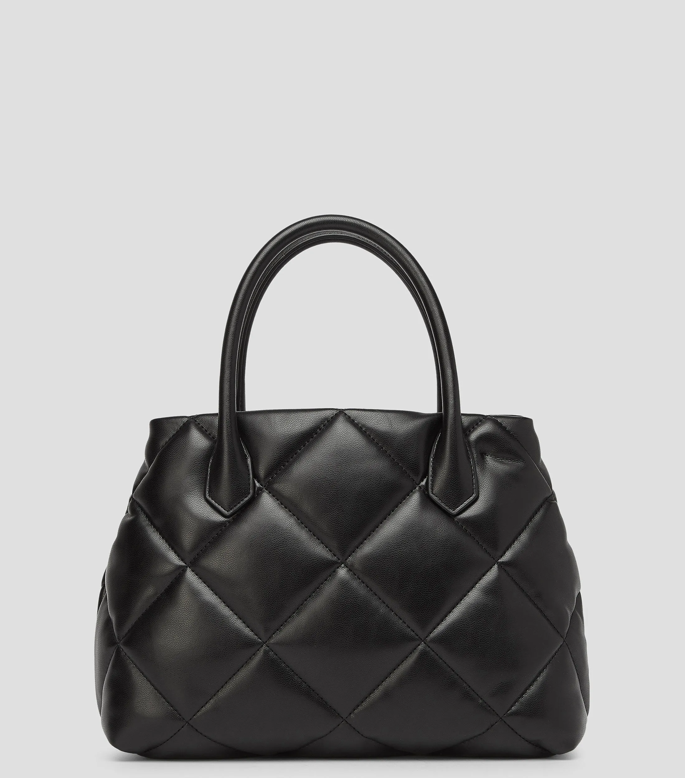 Emporio Armani Bolso tote negro capitonado Mujer