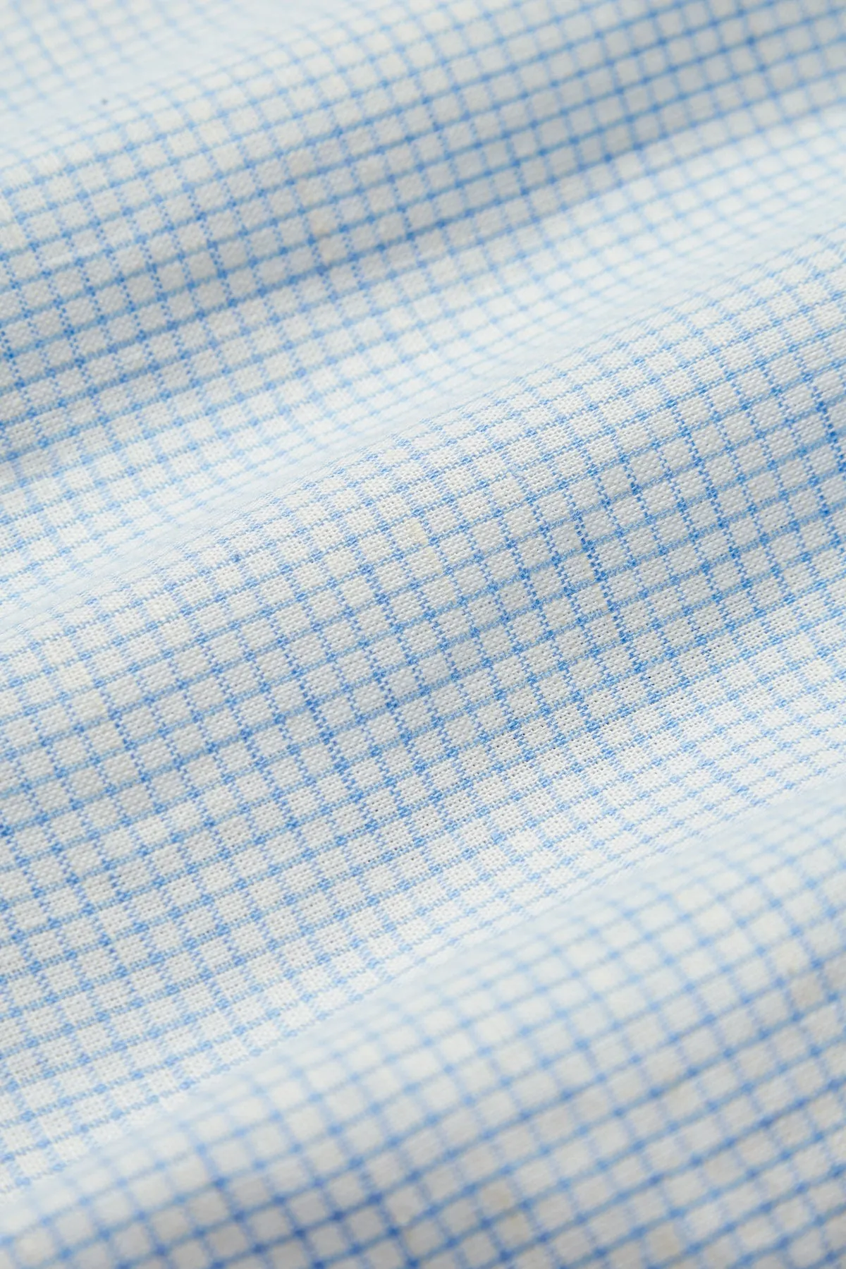 ESSENTIALS CHECKED BLUE SHIRT