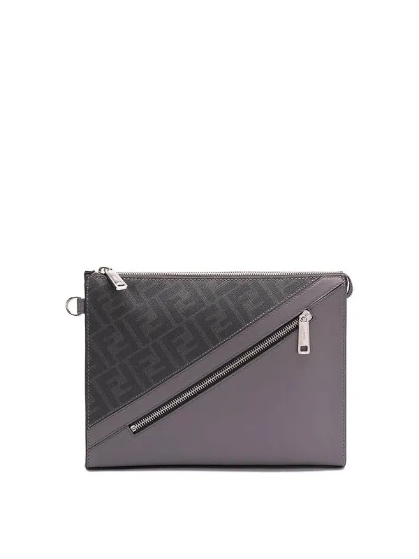 Fendi Bolso Clutch - Plata