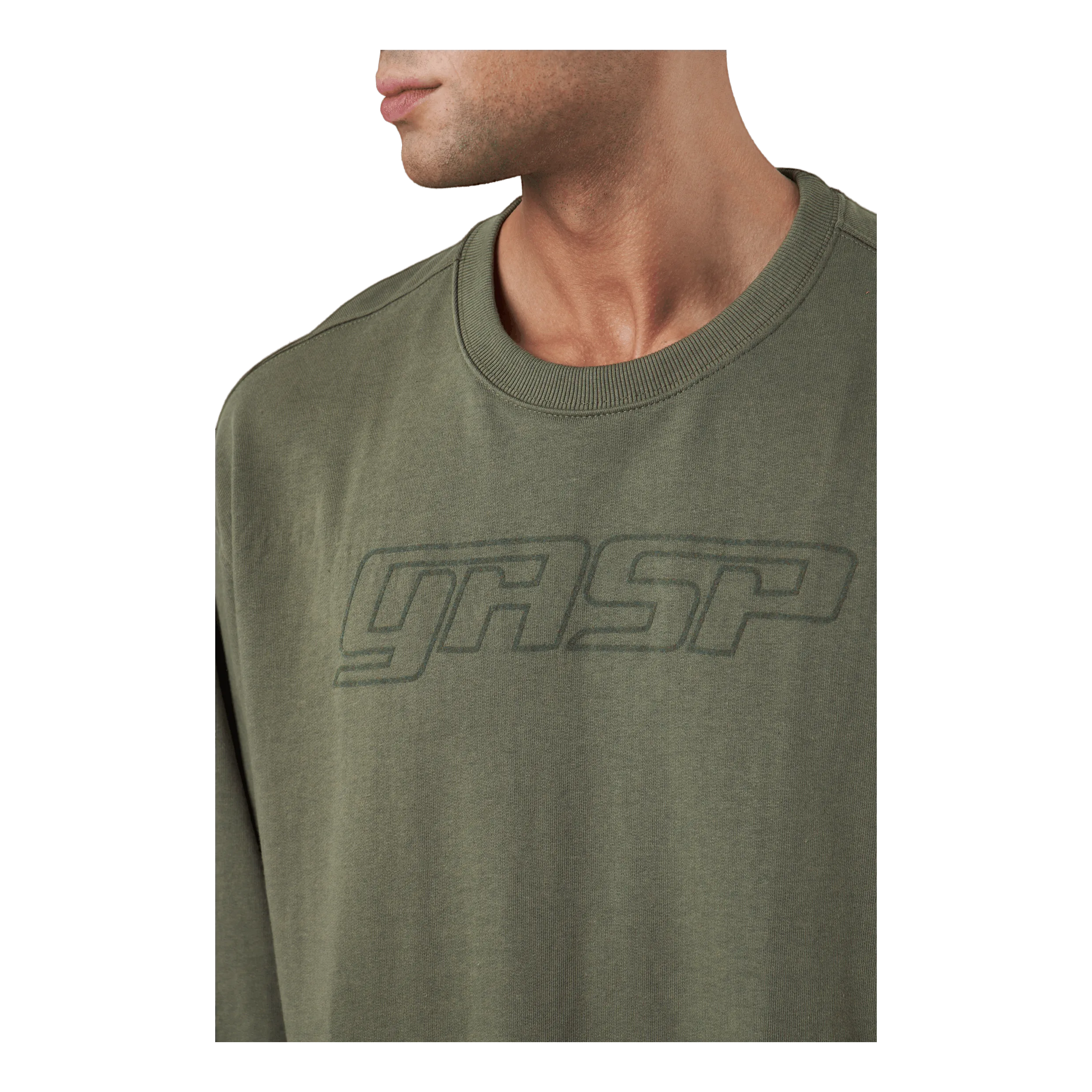 Gasp Division Crewneck Washed Green