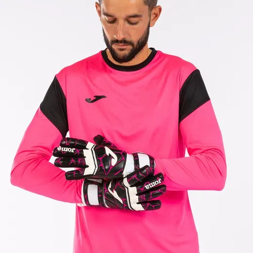 GK PRO GOALKEEPER GLOVES BLACK FUCHSIA