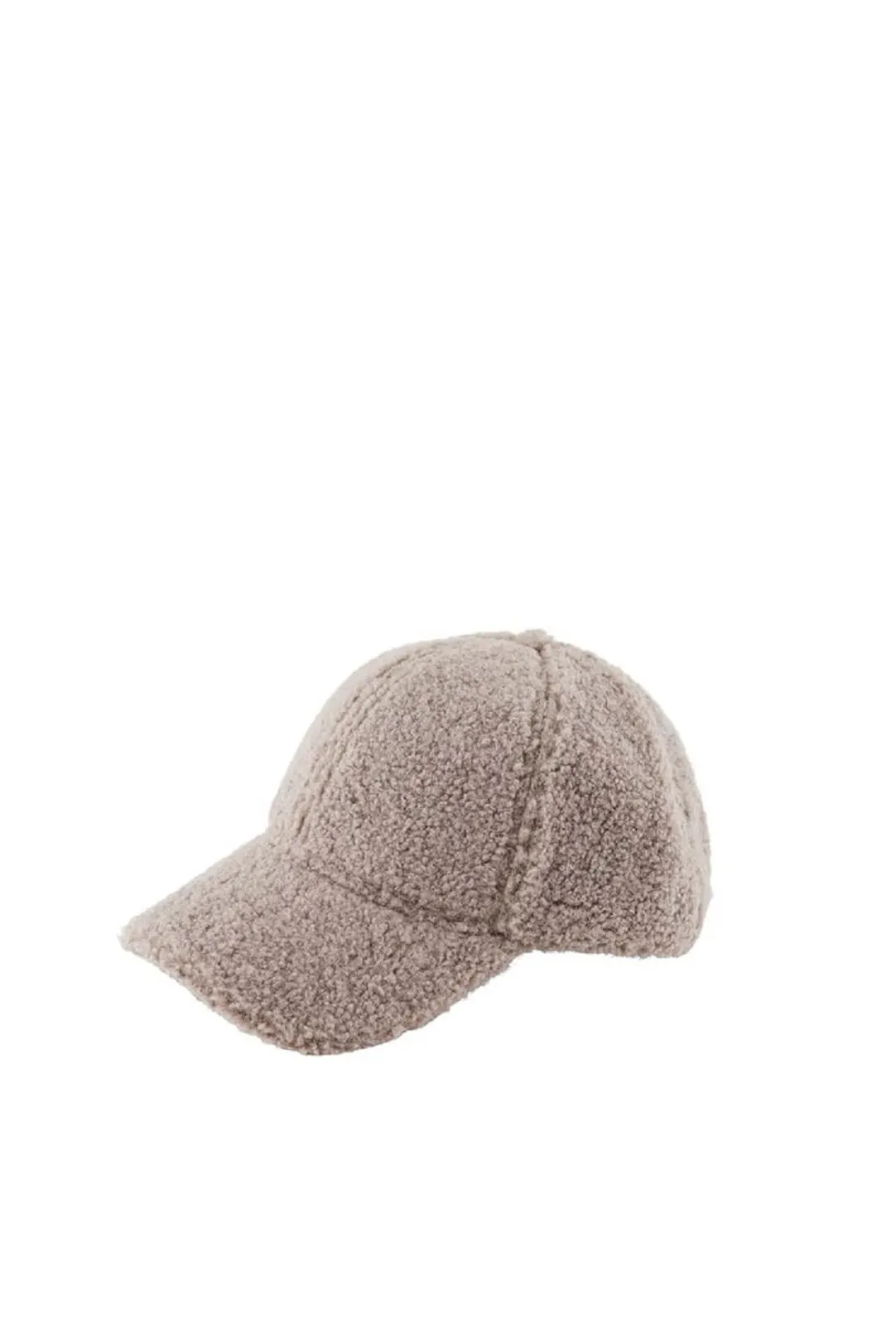 GORRA BORREGUITO PCFRIDY TAUPE