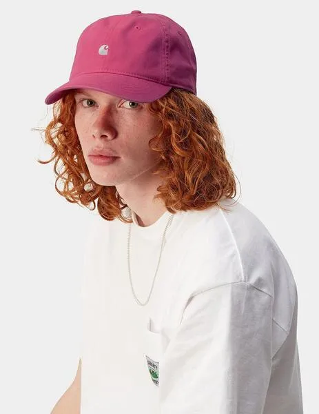 GORRA CARHARTT MADISON LOGO  MAGENTA / WHITE