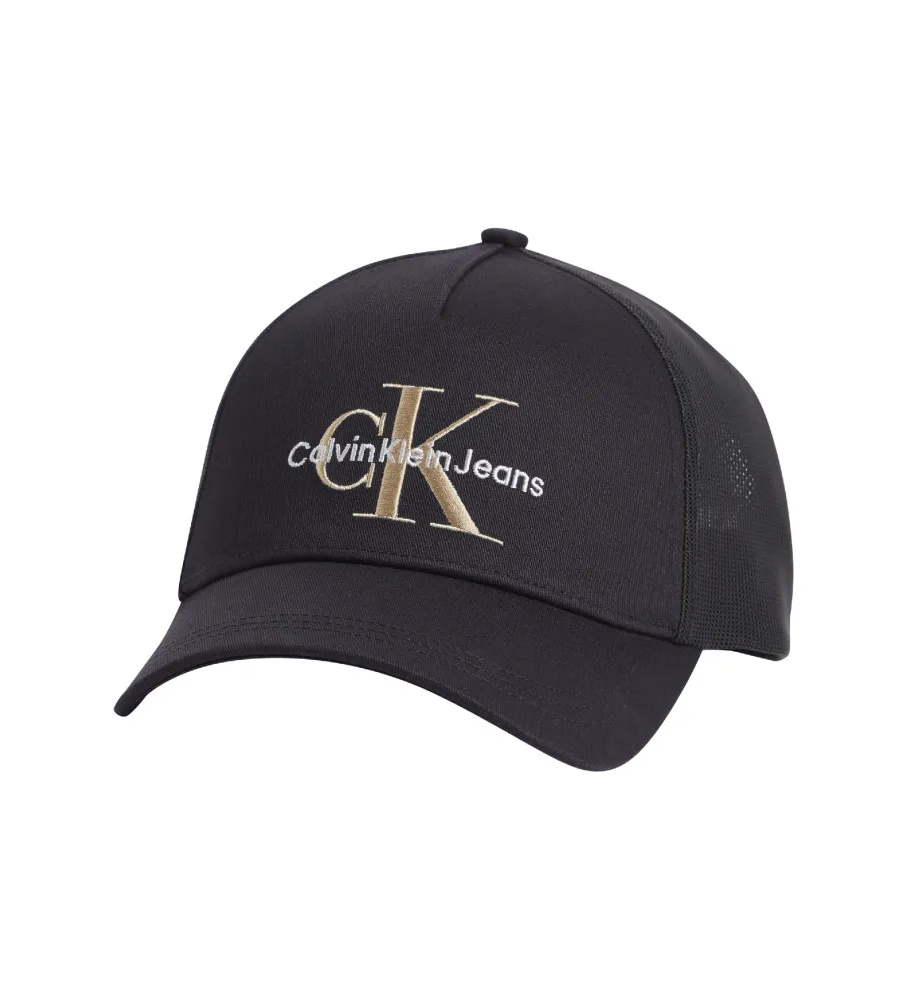 Gorra Monogram Trucker negro