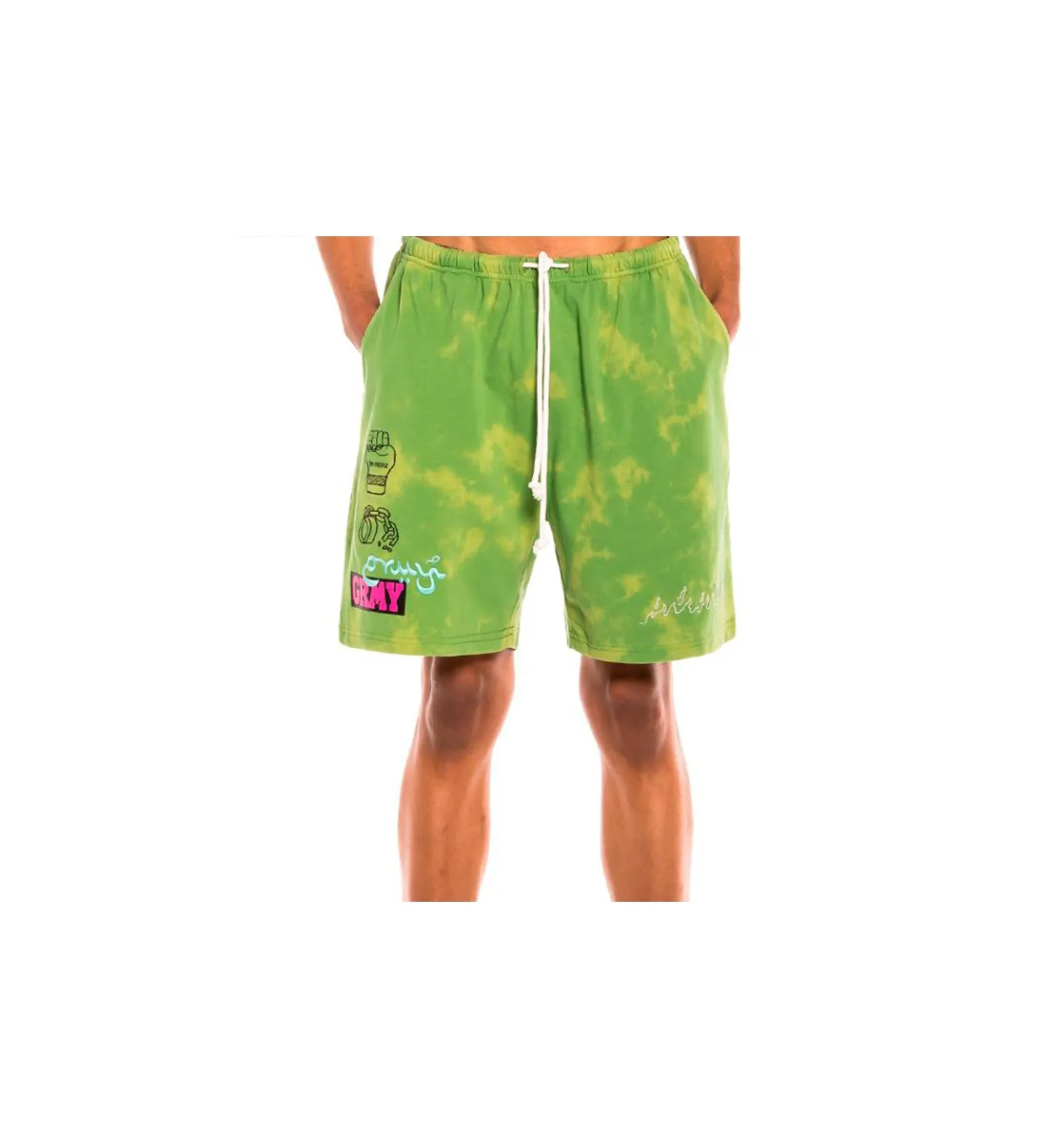 GRIMEY DAY DREAMER SWEATSHORTS BLEACHED GREEN