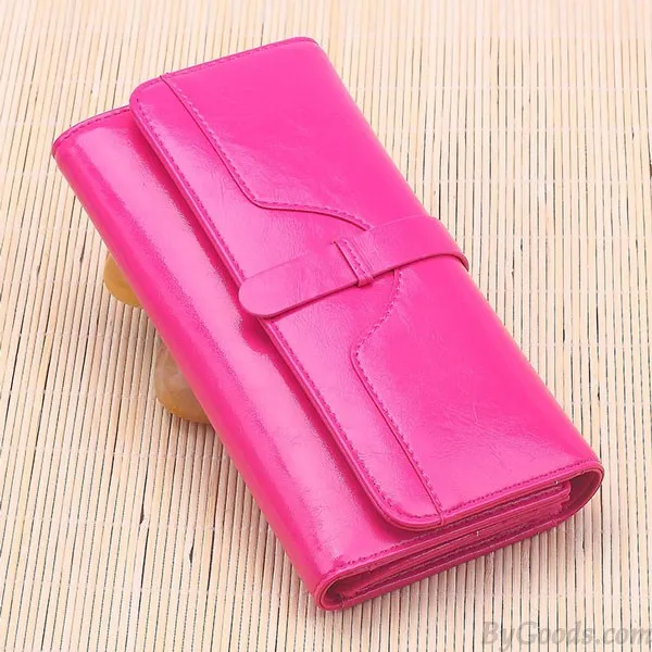 High Quality Leather Long Wallet Clutch 