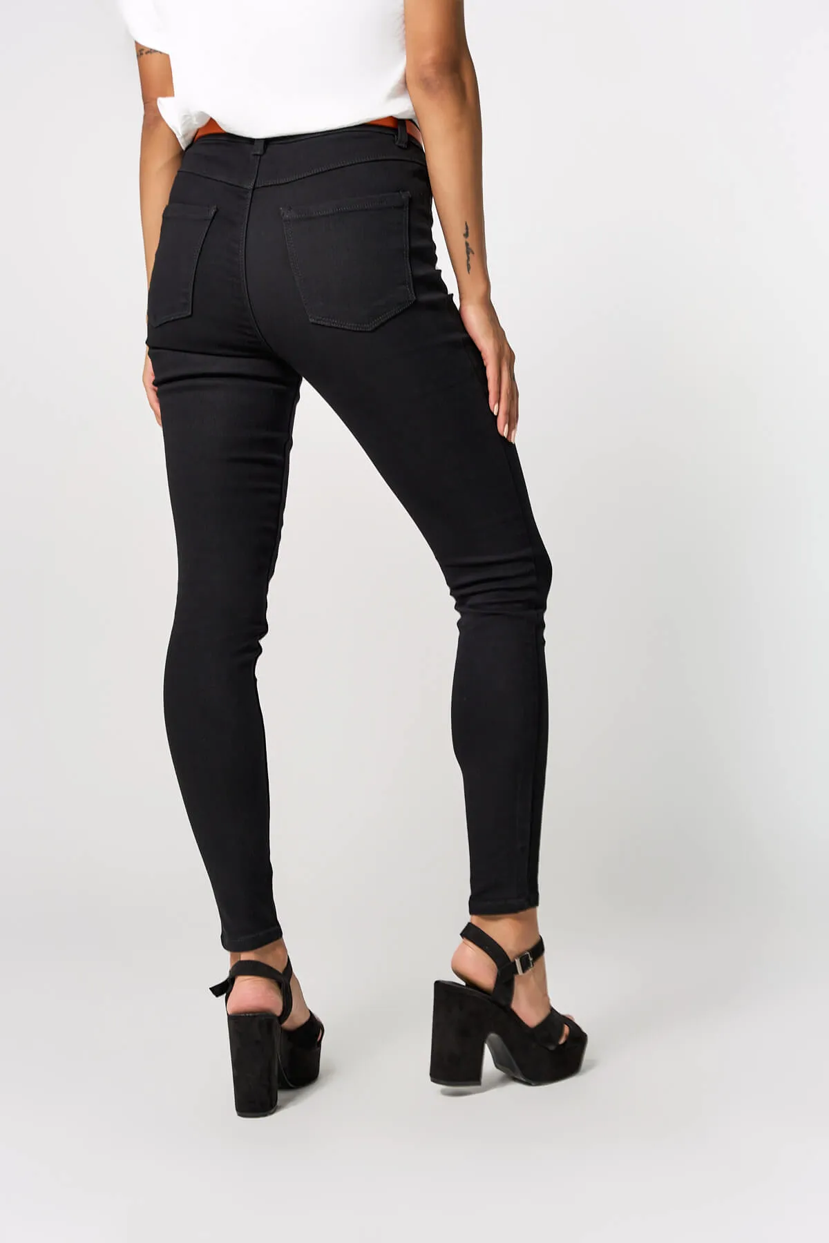 Jeans skinny talle alto con fibras recicladas Blue Spice