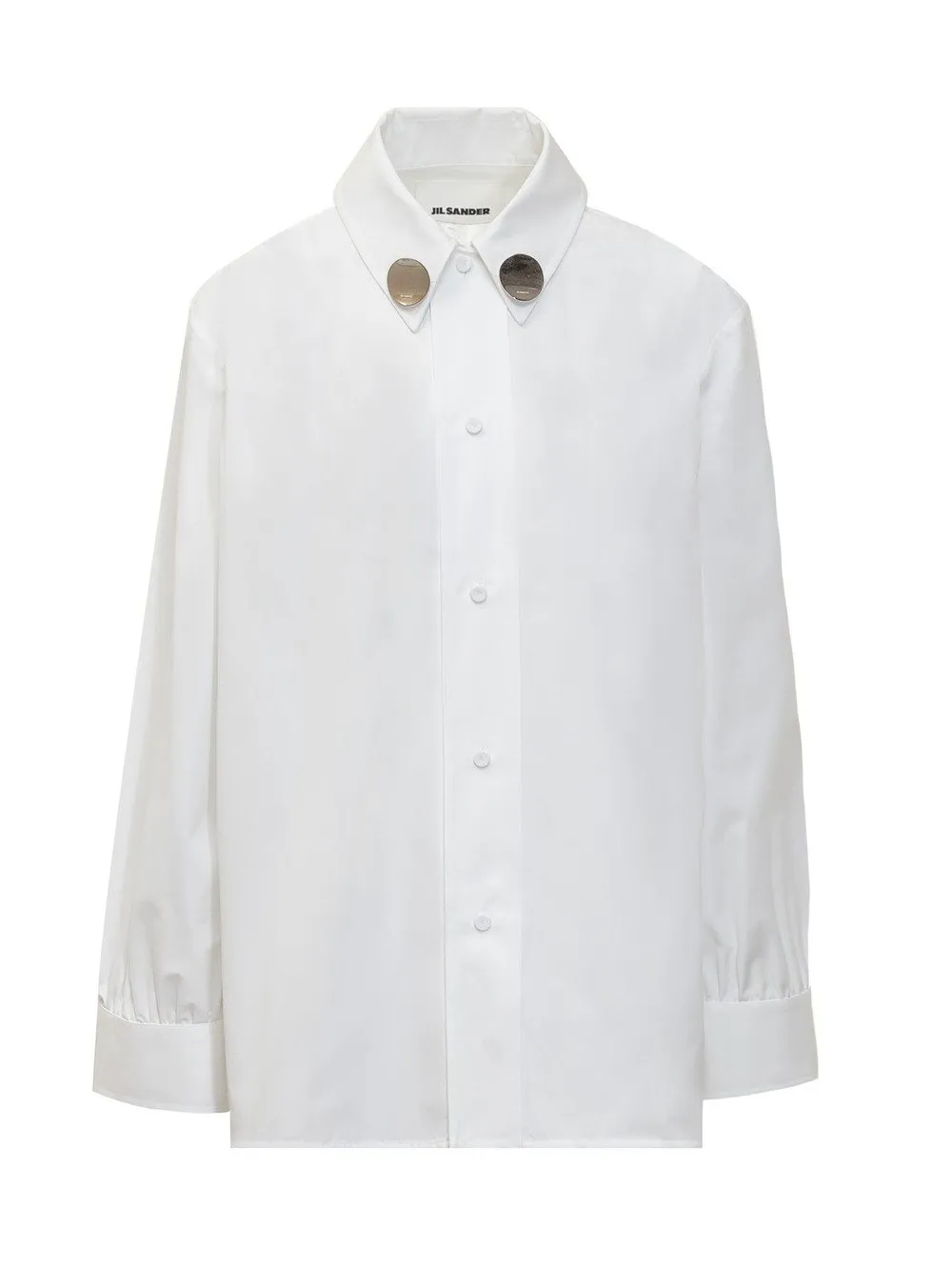 JIL SANDER Cotton Shirt with Clips