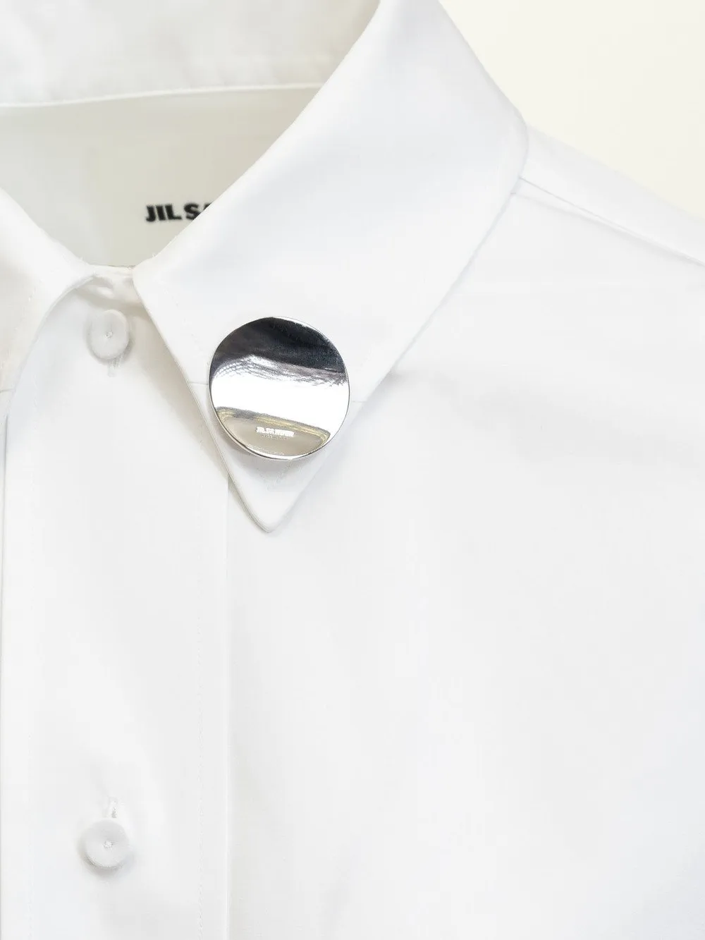 JIL SANDER Cotton Shirt with Clips