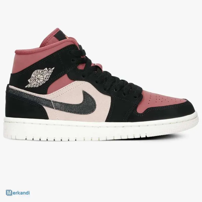 JORDAN 1 MID PARTICAL RUST(W)  BQ6472202