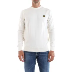 KN821V CREW NECK-W120 VANILLA ICE