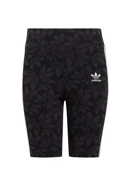 Leggings Adidas Cycling Trifoil Negro Para Niña