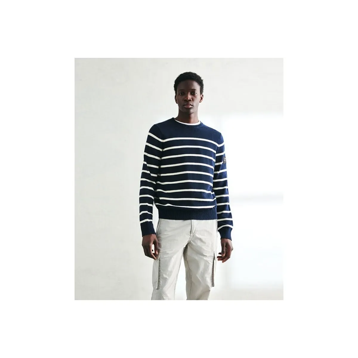 Limo Sweater Navy Off White