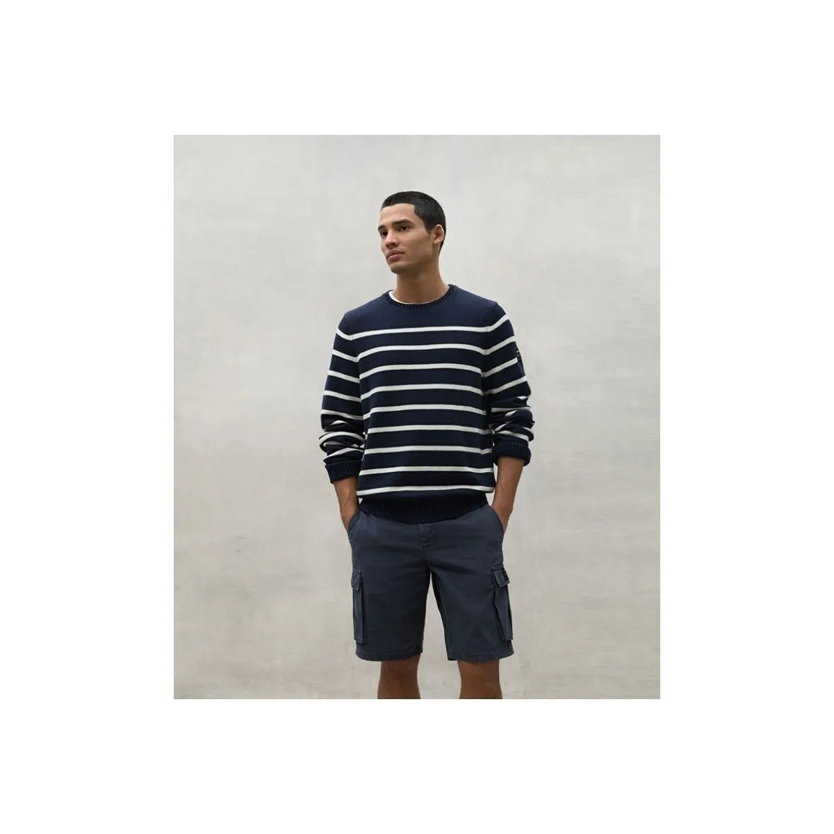 Limo Sweater Navy Off White