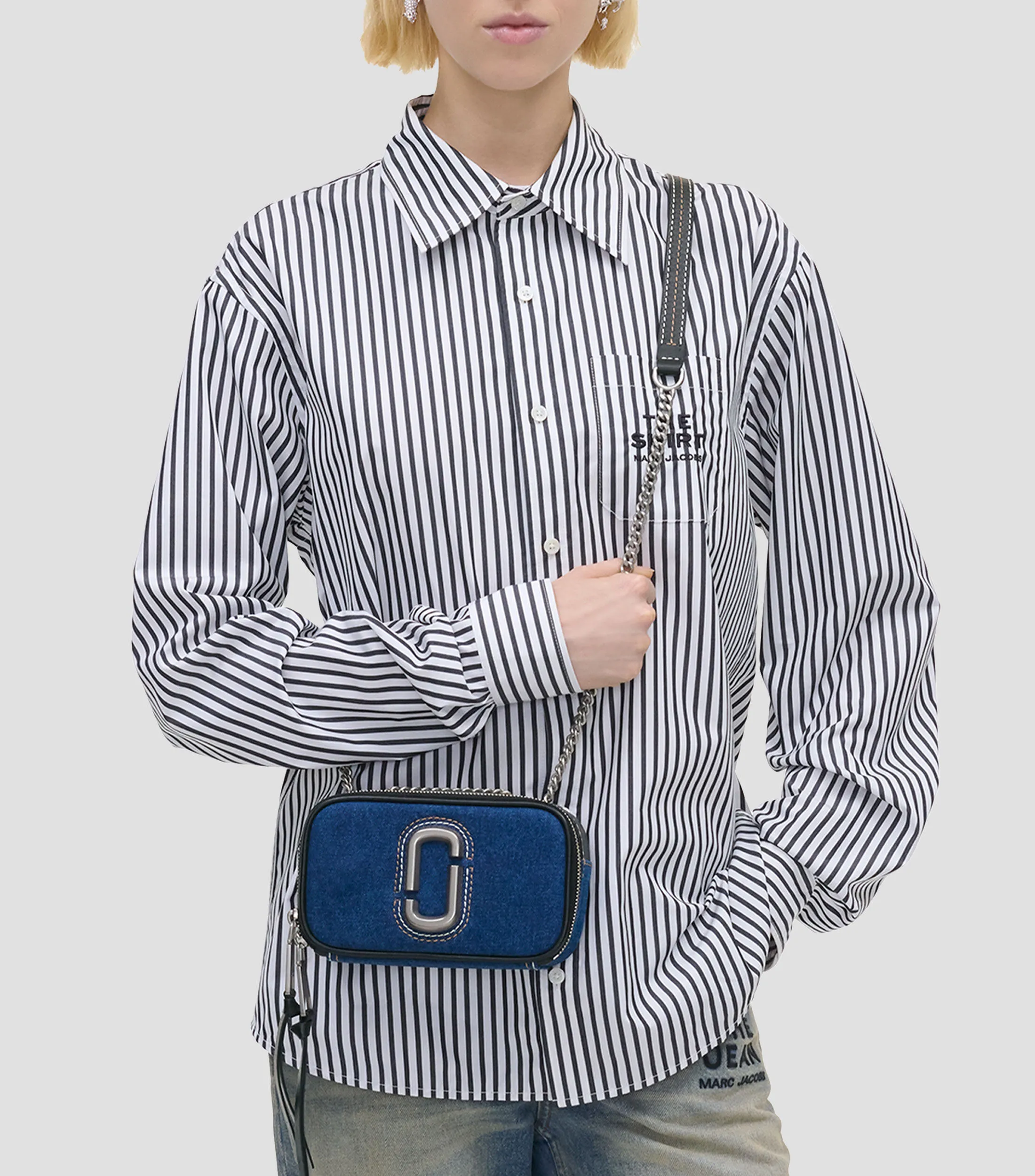 Marc Jacobs Bolso Crossbody "The Denim Chain Snapshot" Mujer