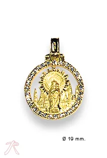 MEDALLA ORO, VIRGEN DEL PILAR. 189_022401PILAR