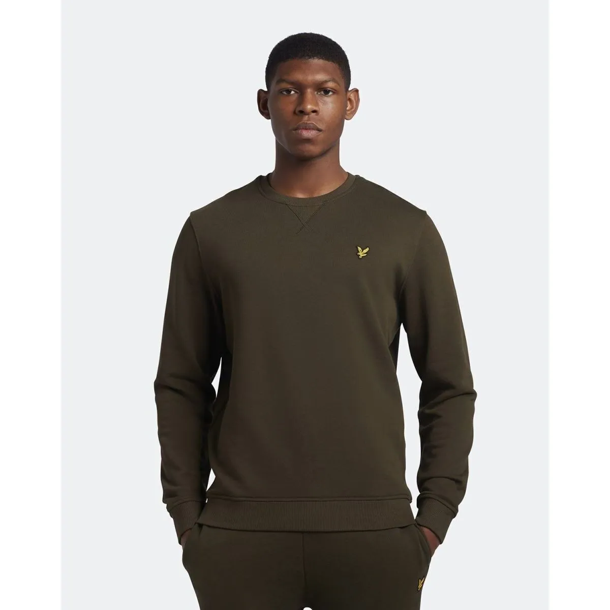 ML424VOG CREW NECKW485 OLIVE