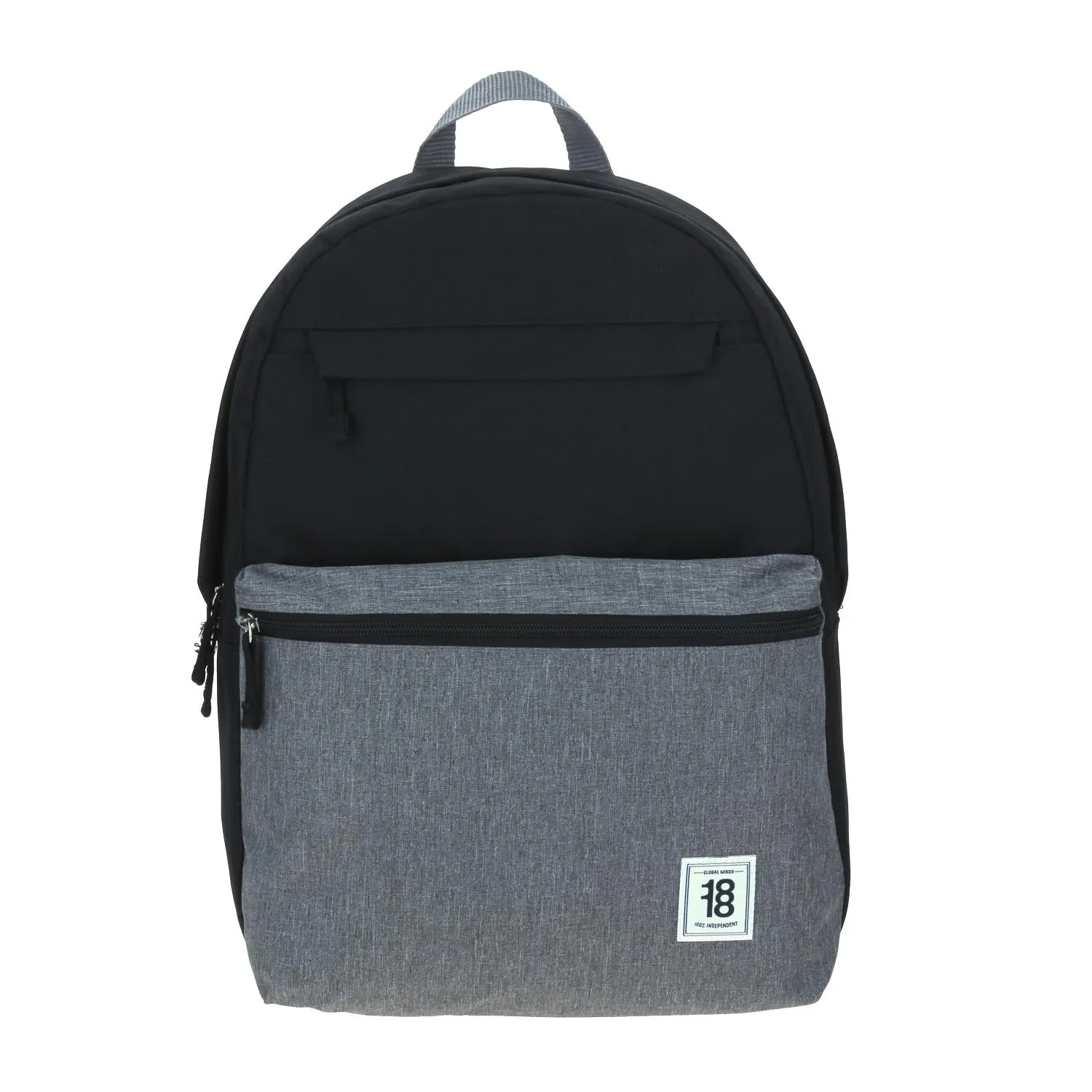 Mochila Gris Con Negro 1818 Colors