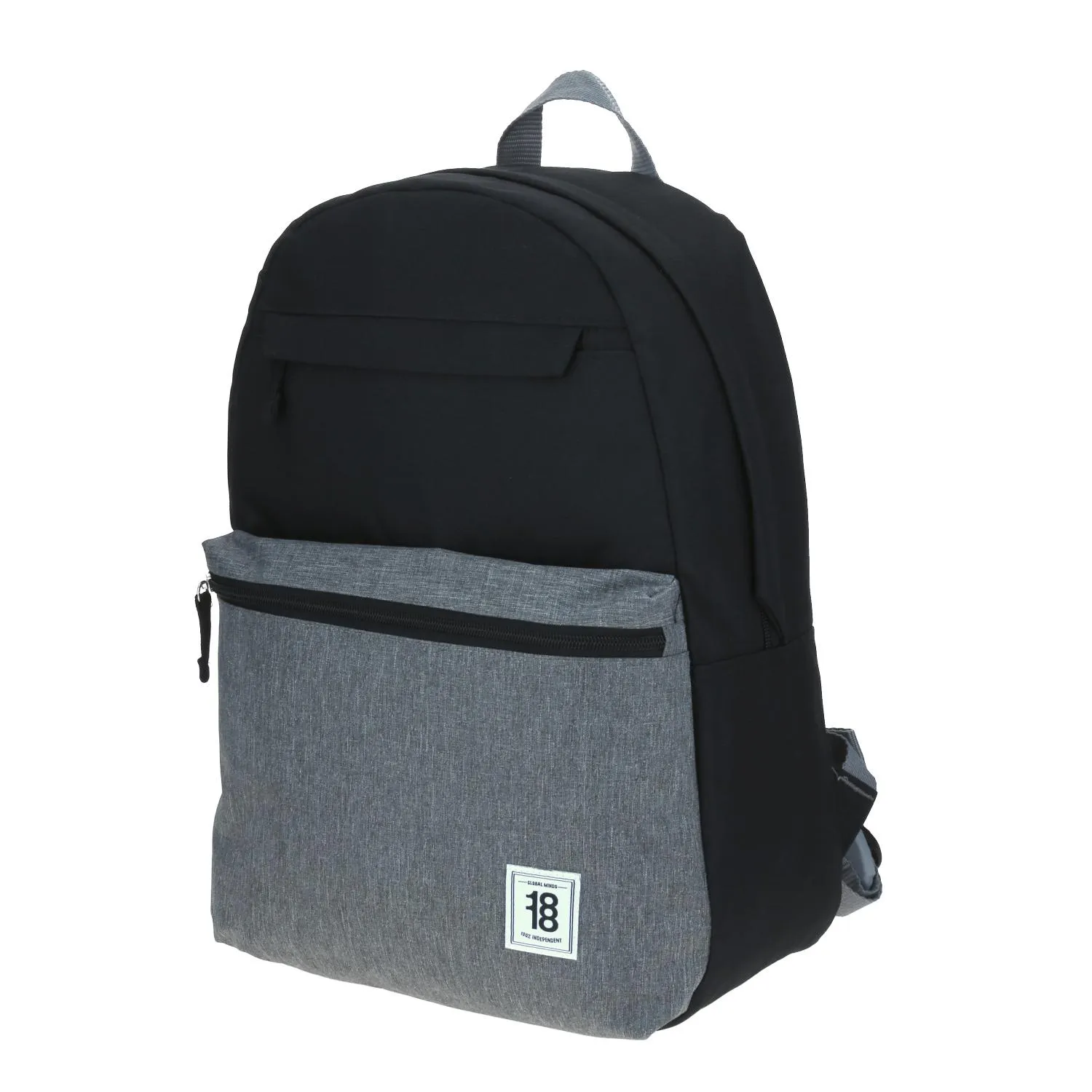 Mochila Gris Con Negro 1818 Colors