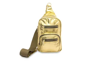 Mochila Steve Madden Birving Color Dorado