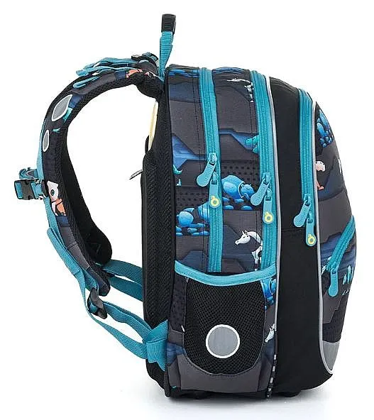 mochila Topgal BAZI 24013 - B/Black/Gray - unisex junior