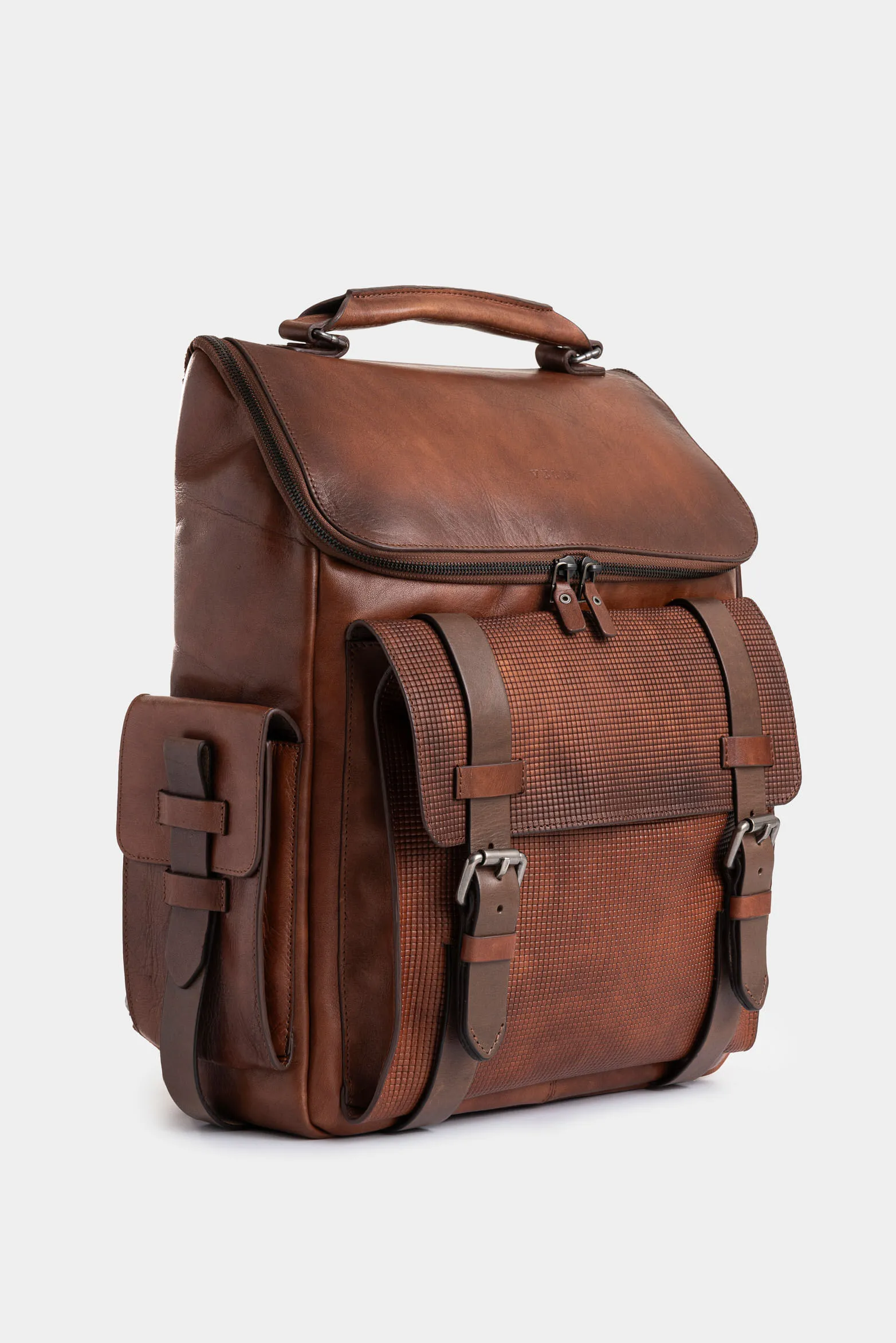 Morral new archaeology de cuero para hombre vintage Miel