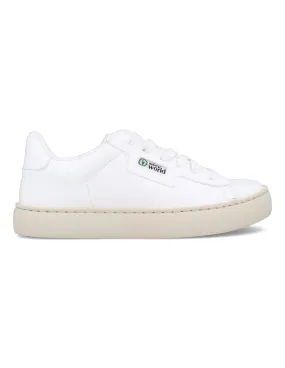 Natural World - Zapatilla Basket Piel Blanco