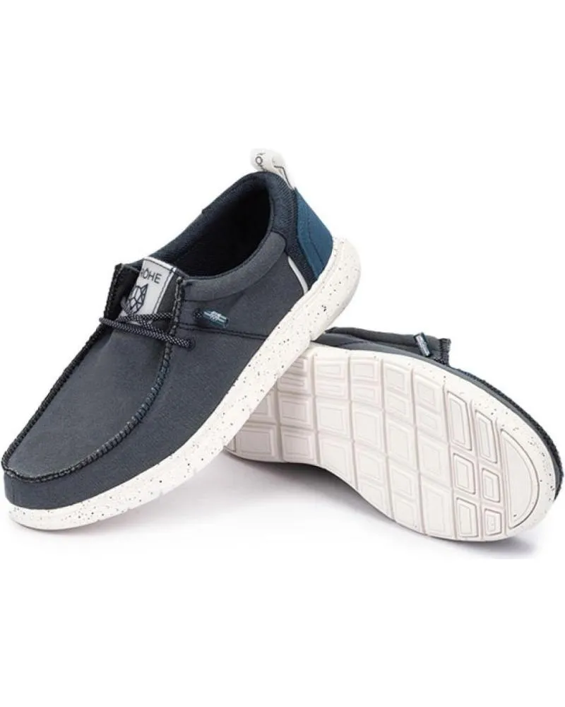 Nauticos de Hombre MEROHE ZAPATILLAS DE HOMBRE MARINO-BLANCO